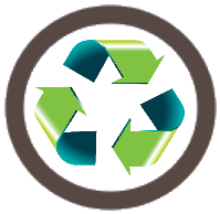 Logo solo materias primas utilizadas ecológicas
