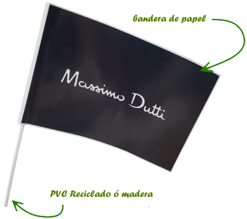 Bandera de papel
